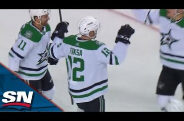 Stars' Pavelski And Faksa Jump All Over Flames, Score Twice In Opening Two Minutes
