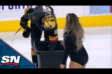 Golden Knights' Jack Eichel Nets Fourth Career Hat Trick, Picks Up A Hat For Himself