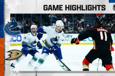 Canucks @ Ducks 3/19 | NHL Highlights 2023