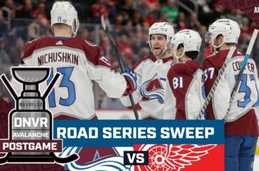 Nathan MacKinnon and the stars of the Colorado Avalanche dominate the Detroit Red Wings