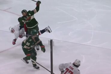 Matt Dumba hit on Evgeny Kuznetsov - Have your say!