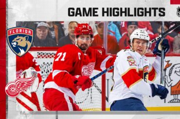 Panthers @ Red Wings 3/20 | NHL Highlights 2023