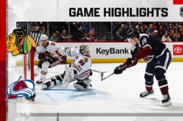 Blackhawks @ Avalanche 3/20 | NHL Highlights 2023
