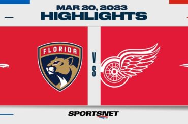 NHL Highlights | Panthers vs. Red Wings - March 20, 2023