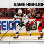 Wild @ Devils 3/21 | NHL Highlights 2023