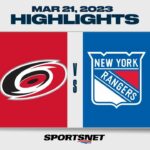 NHL Highlights | Hurricanes vs. Rangers - March 21, 2023