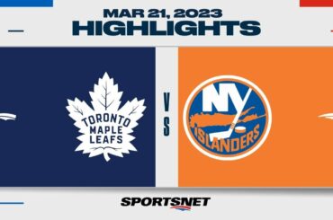 NHL Highlights | Maple Leafs vs. Islanders - March 21, 2023