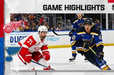 Red Wings @ Blues 3/21 | NHL Highlights 2023
