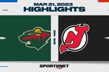 NHL Highlights | Wild vs. Devils - March 21, 2023