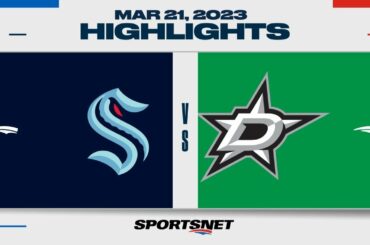 NHL Highlights | Kraken vs. Stars - March 21, 2023