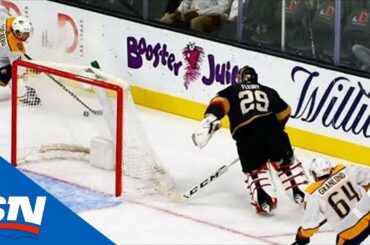 Marc-Andre Fleury Coughs Up Puck, Filip Forsberg Makes Him Pay