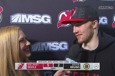 Mackenzie Blackwood Reflects On His First Career Win