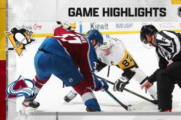 Penguins @ Avalanche 3/22 | NHL Highlights 2023
