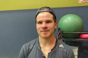 Tobias Bjornfot Postgame 3/21