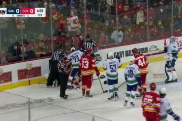 Tyler Myers hit on Trevor Lewis