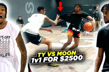 They Were BEEFING On The Internet So We Set It Up!! Moon vs Ty Glover 1v1 For $2500!