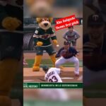 Alex Goligoski Throws out the First Pitch Hockey Style Minnesota Defender