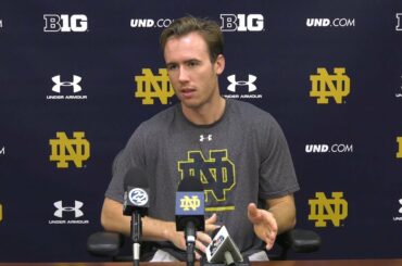 @NDHockey | Cal Burke Opening Press Conference (10.07.18)