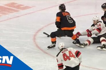 Nathan Bastian Sends Miles Wood Pinpoint Assist For Goal On Brian Elliott