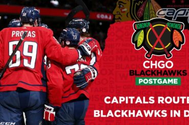 Chicago Blackhawks Manage One Goal In Blowout Loss To Capitals | CHGO Blackhawks Podcast