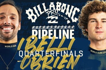 Caio Ibelli vs Liam O'Brien | Billabong Pro Pipeline 2023 - Quarterfinals Heat Replay