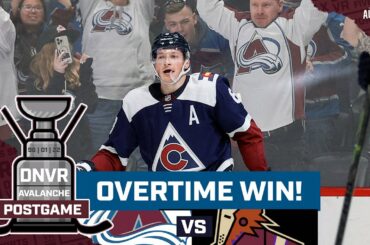 Colorado Avalanche salvage homestand with overtime win over Arizona Coyotes
