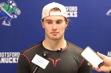 Nils Höglander Postgame Interview | Feb. 20/23