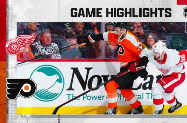 Red Wings @ Flyers 3/25 | NHL Highlights 2023
