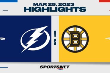 NHL Highlights | Lightning vs. Bruins - March 25, 2023
