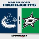 NHL Highlights | Canucks vs. Stars - March 25, 2023