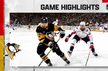 Capitals @ Penguins 3/25 | NHL Highlights 2023