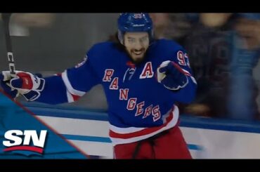 Rangers' Artemi Panarin Springs Mika Zibanejad With Bank Pass For Sweet Breakaway Goal