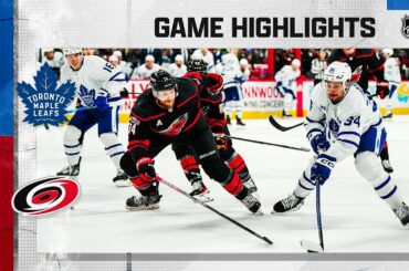Maple Leafs @ Hurricanes 3/25 | NHL Highlights 2023