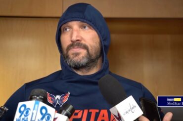 Alex Ovechkin speaks on the passing of his father