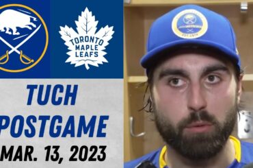 Alex Tuch Postgame Interview vs Toronto Maple Leafs (3/13/2023)