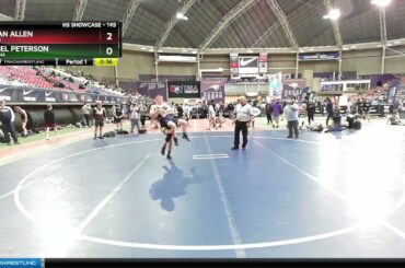 145 Lbs Champ. Round 1 - Daniel Peterson, Montana Vs Nolan Allen, Illinois 04ef