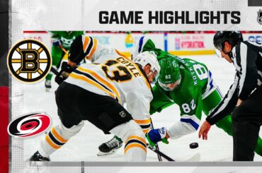 Bruins @ Hurricanes 3/26 | NHL Highlights 2023