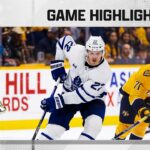 Maple Leafs @ Predators 3/26 | NHL Highlights 2023