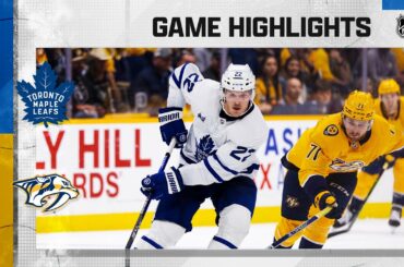 Maple Leafs @ Predators 3/26 | NHL Highlights 2023