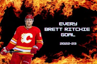 Brett Ritchie All 6 Goals From The 2022-23 Season | Calgary Flames