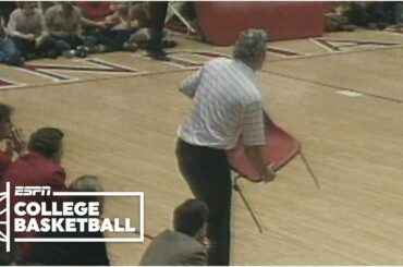 Bobby Knight throws chair, gets ejected vs. Purdue in 1985 [Full Incident] | College Basketball