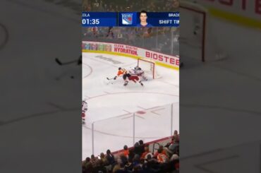 Philadelphia Flyers vs. New York Rangers - Save 💨 - #shorts #hockey #nhl