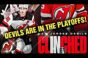 The NJ Devils Have Clinched A Playoff Spot With NY Rangers & Devils Win Against Senators!