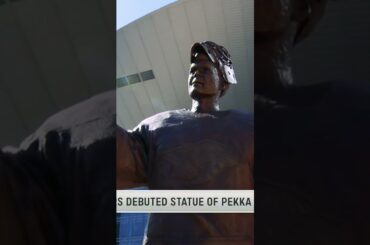 Preds unveil Rinne statue 💛💙