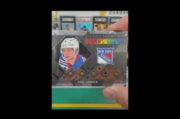 2021-22 Upper Deck Black Diamond Hockey Zac Jones Band of Color #shorts #upperdeck #newyorkrangers