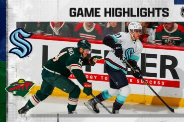 Kraken @ Wild 3/27 | NHL Highlights 2023