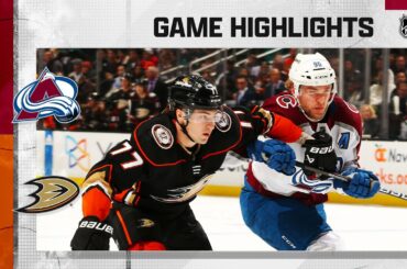 Avalanche @ Ducks 3/27 | NHL Highlights 2023