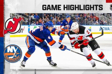 Devils @ Islanders 3/27 | NHL Highlights 2023