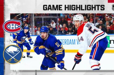 Canadiens @ Sabres 3/27 | NHL Highlights 2023