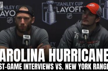 Jordan Staal & Brady Skjei React to NY Rangers Forcing Gam 7 vs. Carolina, Canes Confidence Levels